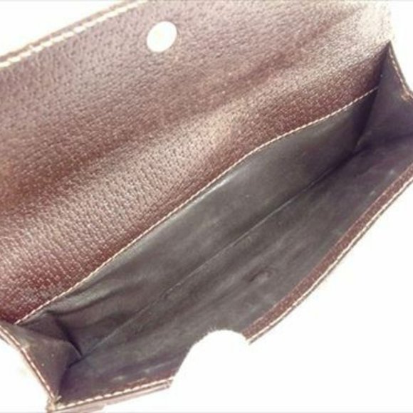 Gucci Wallet Purse G logos Brown Woman unisex Authentic Used T6321 - Picture 6 of 7